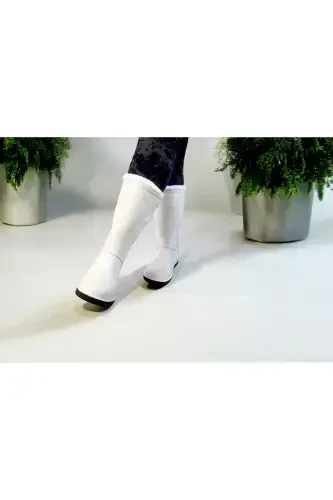 Woman Fashion Snow Winter Rain Boots-BEIGE - 7