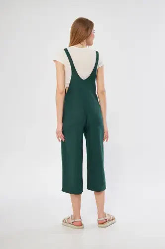 Woman Gardener Jumpsuit ARM-20K001117-Emerald - 4