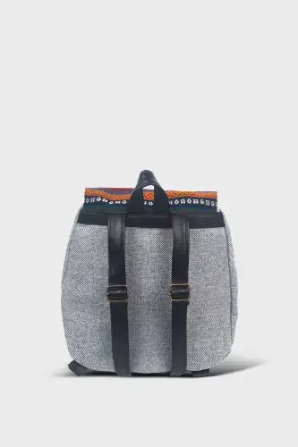 Woman Gray Backpack Ksırt04-Trabzon - 3