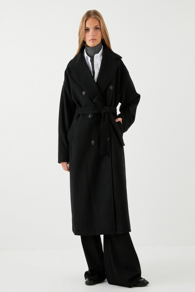 Woman in Black Coat - 3