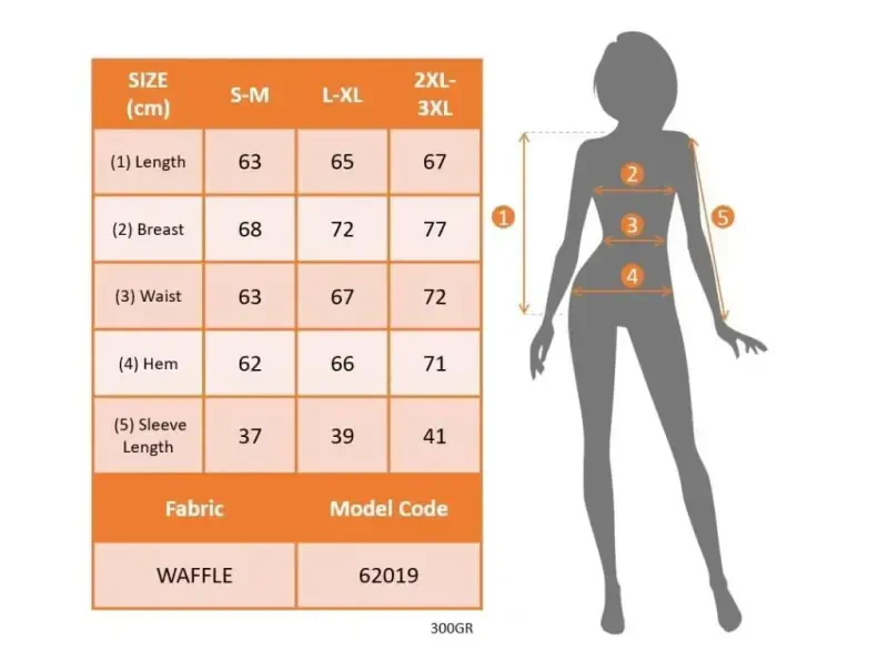 Woman One Shoulder Batwing Sleeve Waffle Blouse - 5