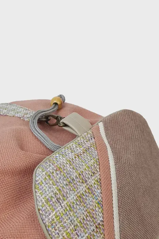 Woman Pink Handmade Backpack-Pink - 2