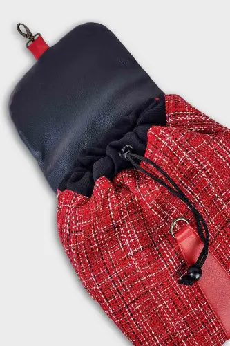 Woman Red Backpack-Red - AYŞE TEYZE'NIN ÇANTALARI (1)