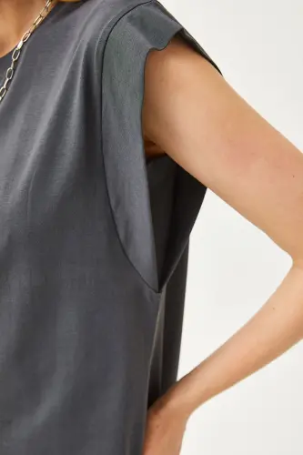 Woman's Smoked Armpit Detail Bat T-Shirt TSH-1 - 6