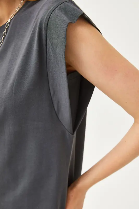 Woman's Smoked Armpit Detail Bat T-Shirt TSH-1 - 6