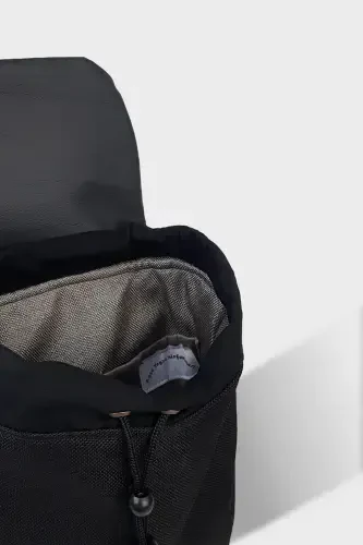 Women Black Geometric Handmade Backpack-BlackGeometric - 4