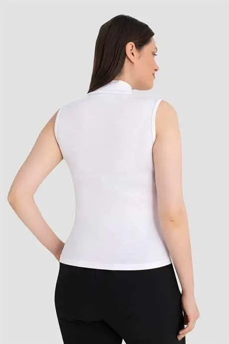 Women Black White Skin Turtleneck Sleeveless Bodysuit 3-Pack - 3