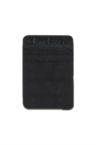Women Bra Extension Hook 3 Hook Clasp Black 3 Pcs Set Bra Extender - 4