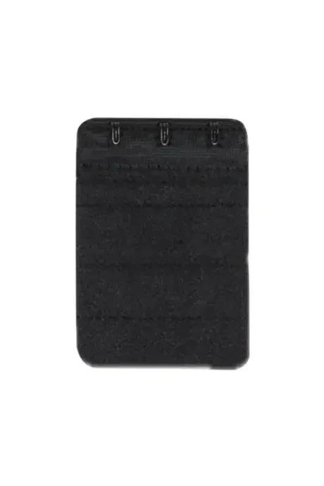 Women Bra Extension Hook 3 Hook Clasp Black 3 Pcs Set Bra Extender - 4