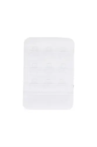 Women Bra Extension Hook 3 Hooks Clasp White 3 Pcs Set Bra Extender - 3