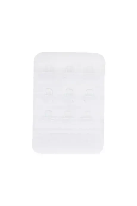 Women Bra Extension Hook 3 Hooks Clasp White 3 Pcs Set Bra Extender - 3