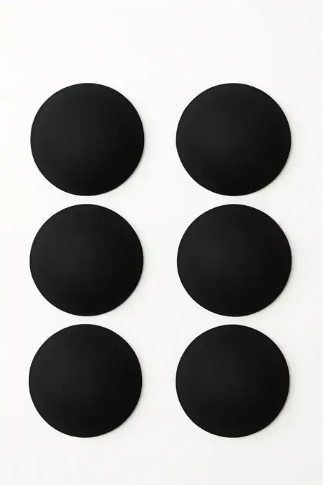 Women Bra Pad - Breast Pad 3 Pairs Black (Compatible for Tank Top, Bralette, Swimsuit) - 1