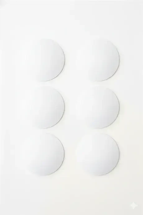 Women Bra Pad - Breast Pad 3 Pairs White (Suitable for Tank Top, Bralette, Swimsuit) - 1