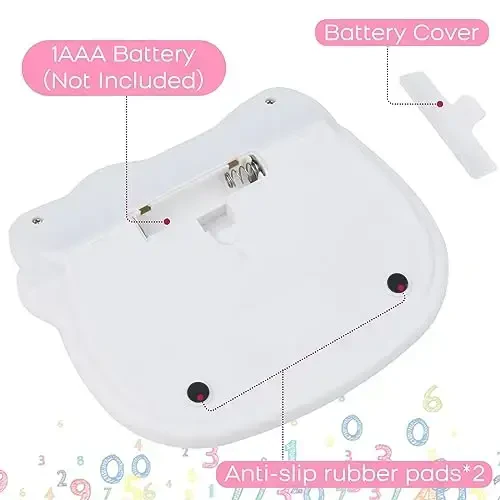 Women Calculators,Desktop Calculator 12 Digit with Large LCD Display and Sensitive Button, Solar and Battery Dual Power, Standard Function for Office, Home, School (White) - 6