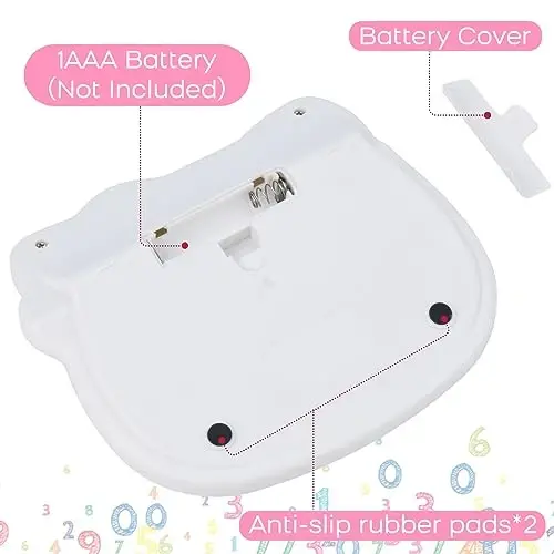 Women Calculators,Desktop Calculator 12 Digit with Large LCD Display and Sensitive Button, Solar and Battery Dual Power, Standard Function for Office, Home, School (White) - 6