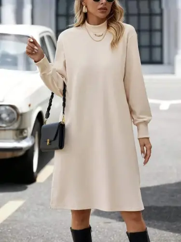 Women Long Sleeve Turtleneck Short Fleece Lined Wetsuit - 5