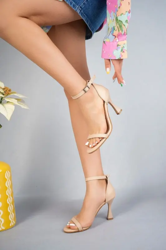 Women Nude High Heel Plain New Model Classic Shoe Flat Sole Shoes Model-Nude - 4