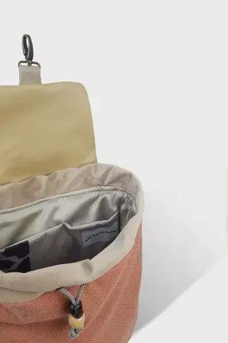 Women Pink Geometric Handmade Backpack-PinkGeometric - 4