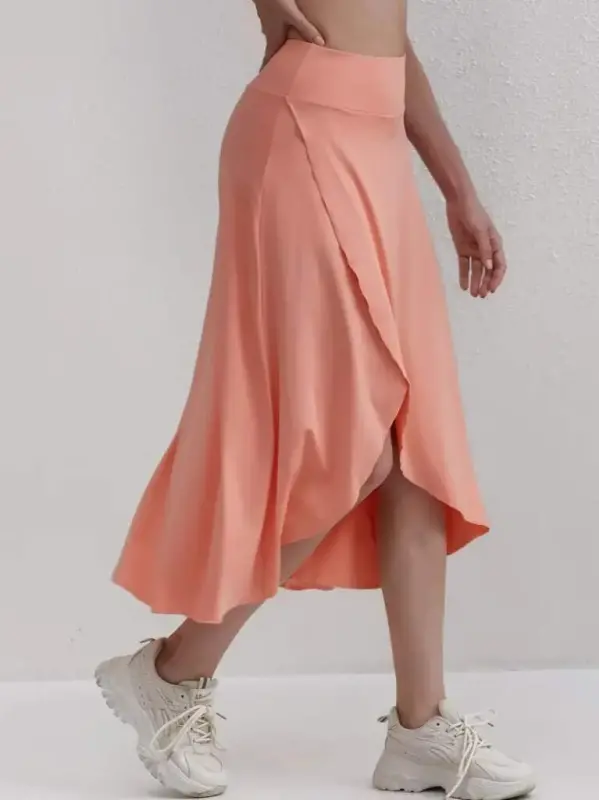 Women Pocket Detail Leggings Sandy Skirt - 7