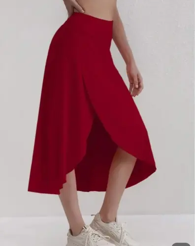 Women Pocket Detail Tights Sandy Skirt - 1