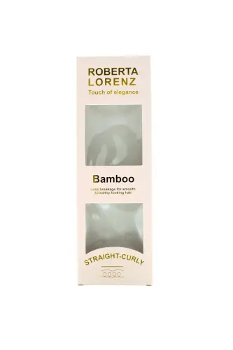 Women Roberta Lorenz Written Acetate Bamboo Hair Comb-Beige - 1
