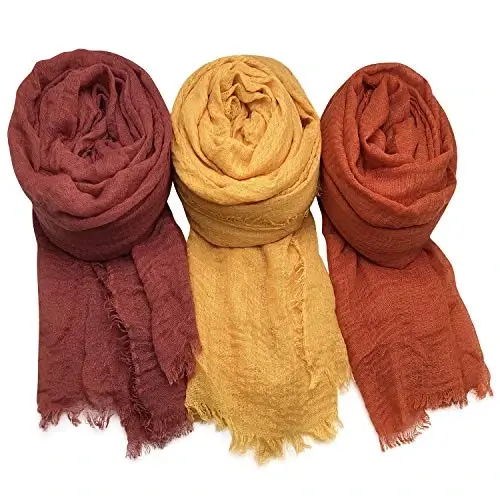 Women Scarf Shawl for All Season 3PCS Scarve Wrap Scarve. - 1
