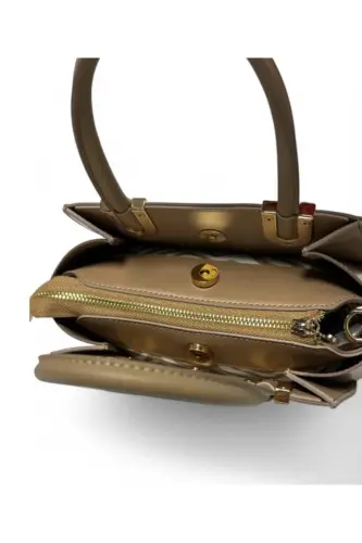 WOMEN SHOULDER BAG C.102010140-VİZON - 4