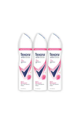 Women Spray Deodorant Sexy Bouquet 150 ml X3 - REXONA (1)