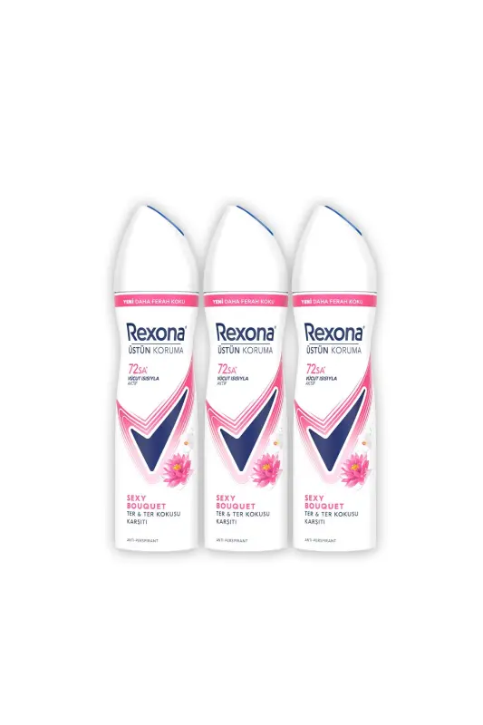 Women Spray Deodorant Sexy Bouquet 150 ml X3 - 2