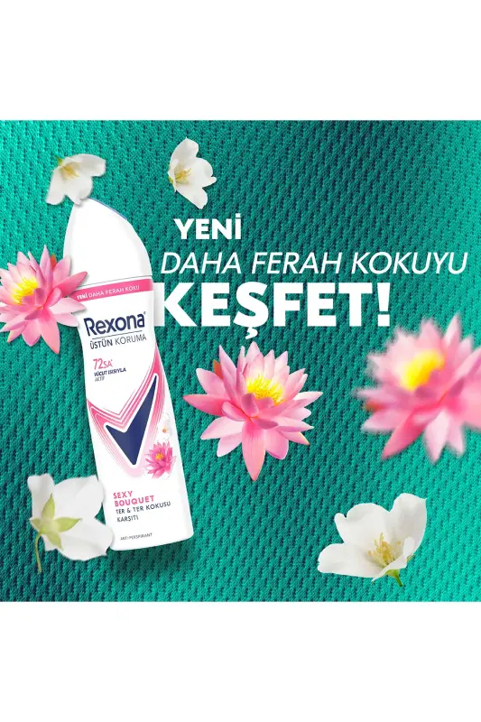 Women Spray Deodorant Sexy Bouquet 150 ml X3 - 4