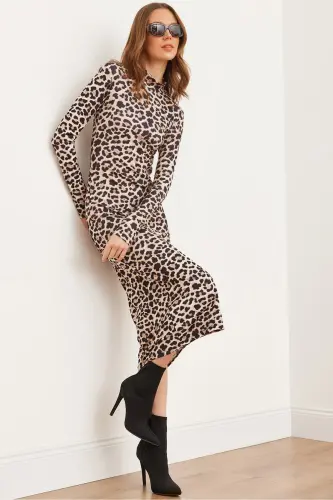 Women Stone Leopard Leopard Lycra Thin Wetsuit - 8