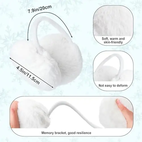 Women Winter Hats Scarf and Gloves Set for Women Including Ear Covers Cold Weather Scarves Hats Knit Beanie Scarf Glove - 3