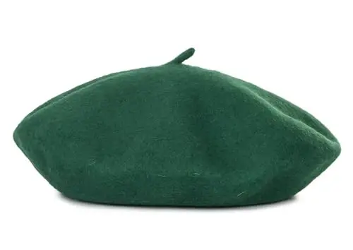 Women Wool Beret Hat, Classic French Artist Hat, Winter Warm Hat for Ladies - 3