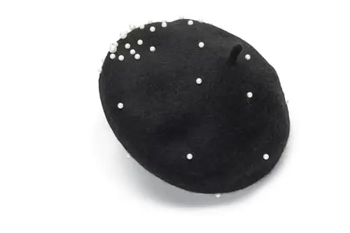 Women Wool Beret Hat, Classic French Style Artist Hat, Solid Color Chic Winter Warm Cap for Girls - 5