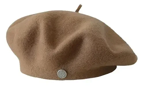 Women Wool Beret Hat Classic French Wool Hat Artist Beret Cap Winter Solid Color French Beanie Cap Hat Vintage Berets 