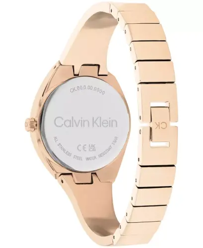Women's 2-Hand Carnation Gold-Tone Stainless Steel Bangle Bracelet Watch 30mm-Carnation Gold - 3