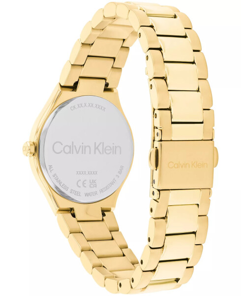 Women's 2H Quartz Gold-Tone Stainless Steel Bracelet Watch 30mm Gold - 3