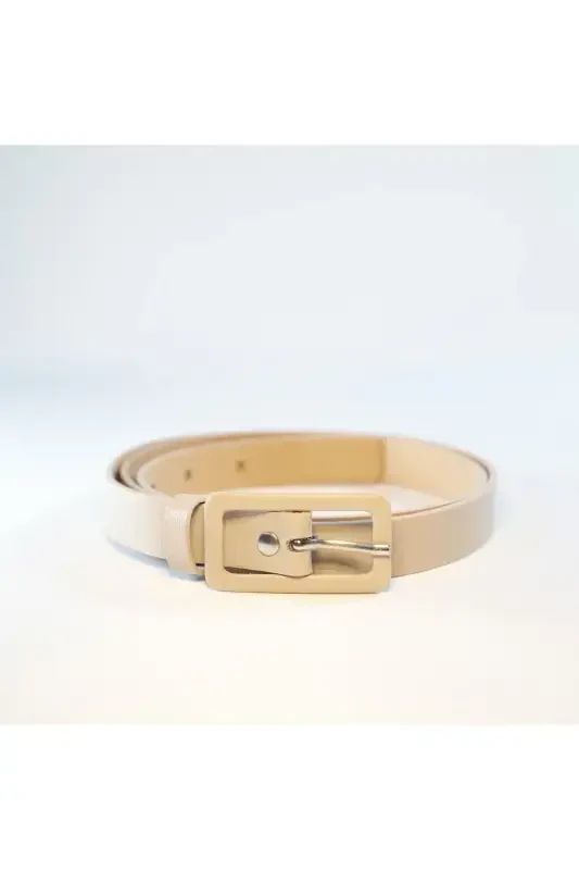 Women's 3-Piece Rectangle Buckle Belt, Pants Belt, Jacket Belt, Dress Belt, Shirt Belt - 6