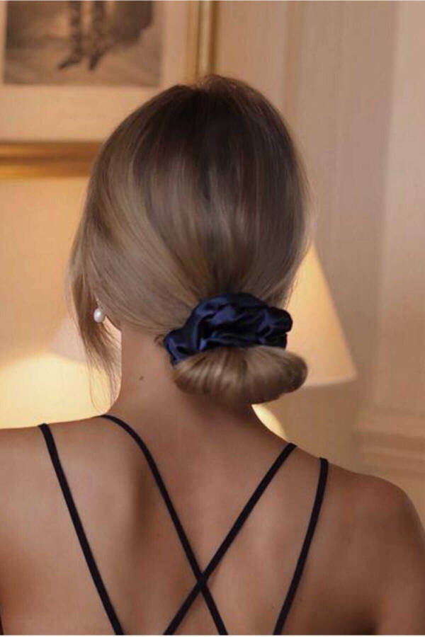 Women's 3-Piece Satin Hair Elastic Scrunchie Set - 2