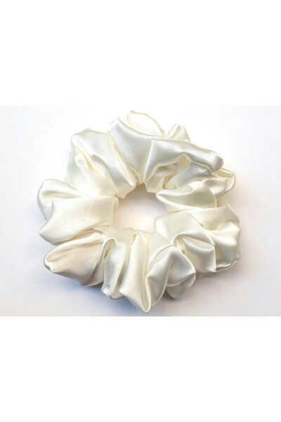 Women's 3-Piece Satin Hair Scrunchie Set Tk0016 - 5