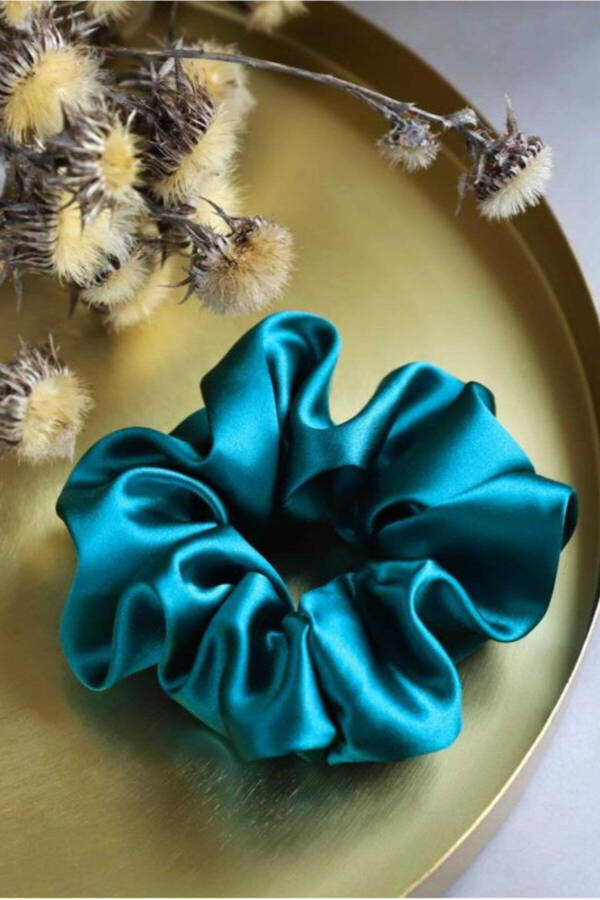 Women's 3-Piece Satin Hair Tie Set - 4