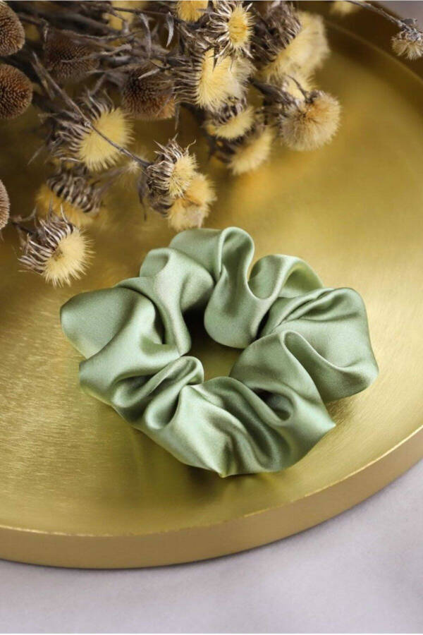 Women's 3-Piece Satin Hair Tie Set - 5