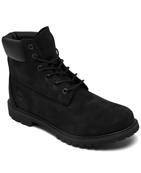 Women's 6 Inch Premium Waterproof Boots from Finish Line Black Nubuck - 1