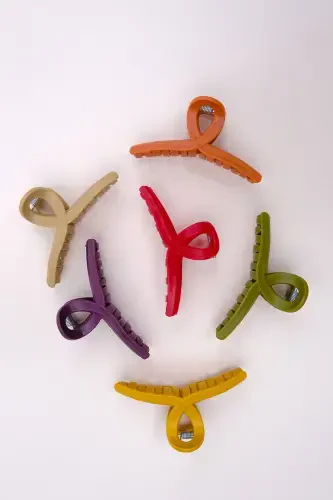 Women's 6-pack Bow Hair Clip Set - Mixed - 2