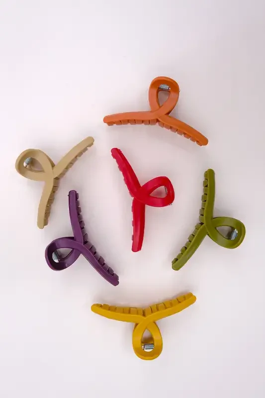 Women's 6-pack Bow Hair Clip Set - Mixed - 2