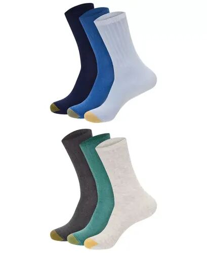 Women's 6-Pack Casual Ribbed Crew Socks - Assortment 9 - 4