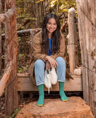 Women's 6-Pack Casual Ribbed Crew Socks-Denim - 4