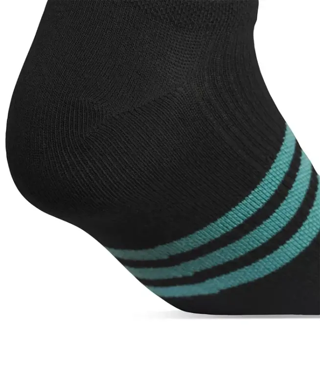 Women's 6-Pk. Superlite 3.0 No Show Socks - Black/powder Teal Green/blue Fusion - 5