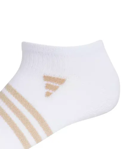 Women's 6-Pk. Superlite 3.0 No Show Socks - White/warm Sandstone Beige/preloved Teal Green - 3