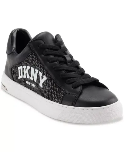 Women's Abeni Arch Raffia Logo Low-Top Sneakers 